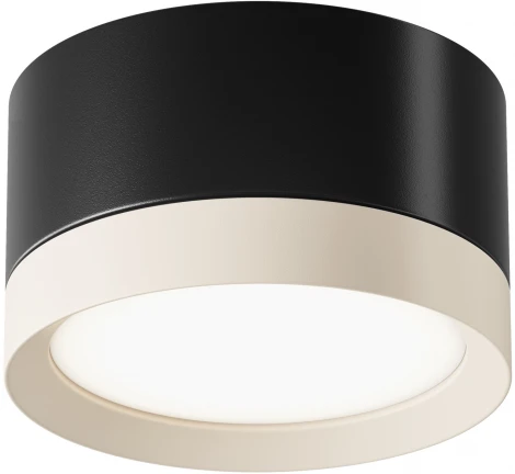 Накладной потолочный светильник Hoop GX53 1x15Вт Maytoni Technical C086CL-GX53-SRD-BW (220V, круглые)
