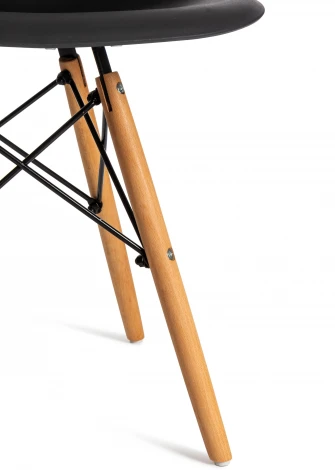 Стул CINDY (EAMES) (mod. 001) / 1 шт. в упаковке (Дерево бук,Металл,Пластик /Черный)