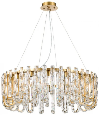 Подвесная люстра хрустальная Favourite Infinity 4721-20P (220V, на тросе)