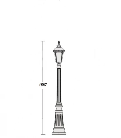 Наземный фонарь Oasis Light Munich 2 S 79761S