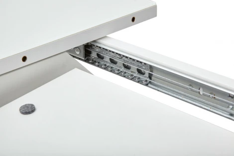 Стеклянный стол M-City SWIFT белый 110