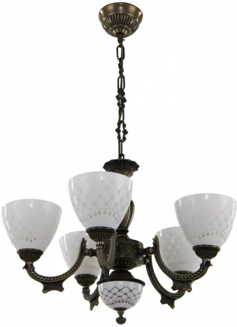 Подвесная люстра Arte Milano AM343837 343837/5 AB (220V, на цепи)