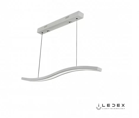 Подвесной линейный светильник светодиодный диммируемый с пультом 8007-1L-D-T WH iLedex Umbra