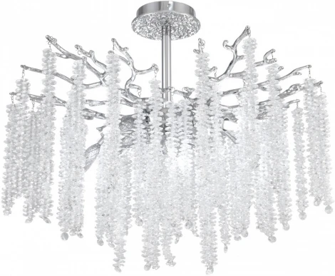 Потолочная люстра хрустальная на штанге Arte Milano Milano-1 23111.600.8.G9.A CR (220V)
