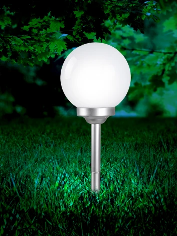 Грунтовый светильник на солнечной батарее Globo SOLAR 3377 (LED, шар, IP44)