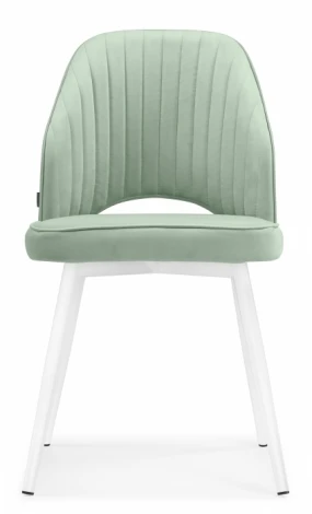 Стул Woodville на металлокаркасе Брейния velutto 14 / белый 500003