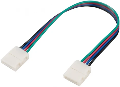 Коннектор выводной FIX-RGB-10mm-150mm-X2 (4-pin) 023955