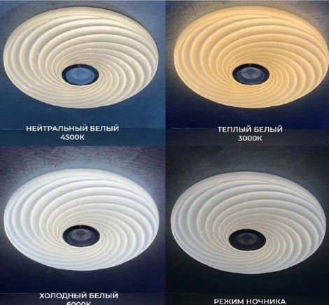 Потолочный светильник светодиодный Seven Fires Флорес 45440.45.90.77BT-RGB