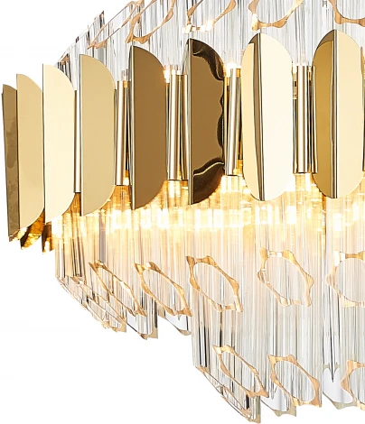 Подвесная люстра Natali Kovaltseva Rivera 81443/12C GOLD