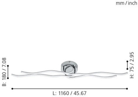 Настенно-потолочный светильник Eglo Roncade 31996 (LED, 220V)