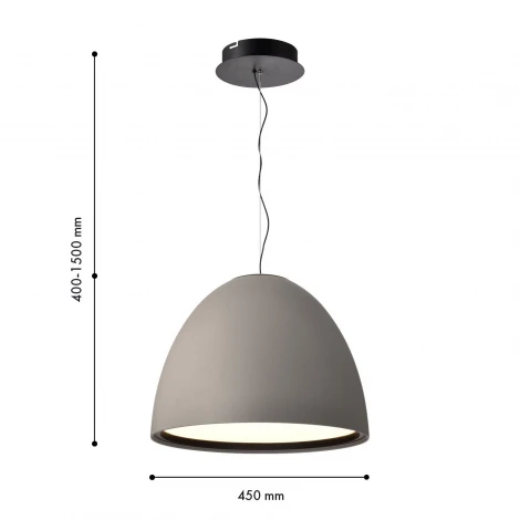 Подвесной светильник светодиодный Favourite Halva 4813-4P LEDx38W 3000K