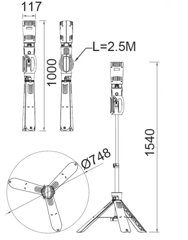 Прожектор уличный Oasis Light Projeсtor W6290