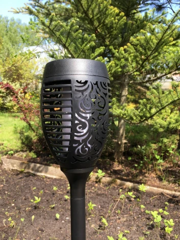 Грунтовый светильник на солнечной батарее Эра Факел ERASF012-35 (LED, факел)