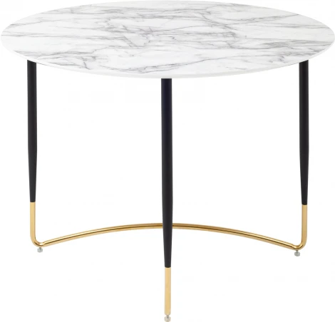 Стол обеденный Stool Group Даймакс 110*110 белый мрамор УТ000036109