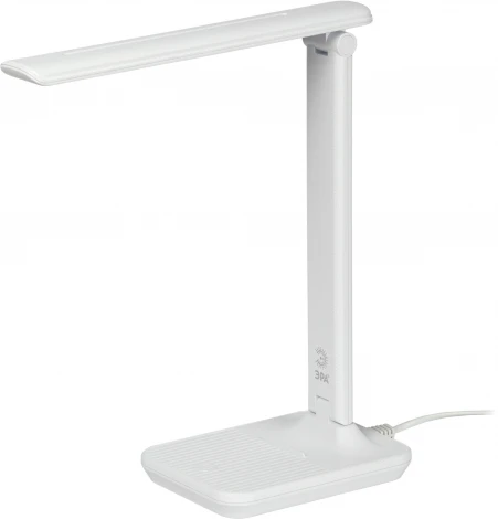 Офисная настольная лампа светодиодная складываемая с регулировкой цветовой температуры и яркости ЭРА NLED-500-10W-W (220V, сенсорный выключатель)
