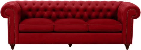 Диван Chester Classic ОГОГО (арт.344522), (Ткань/Бордовый)