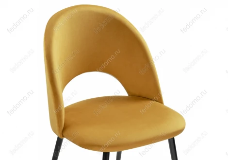 Стул Woodville на металлокаркасе Ирре confetti chai tea / черный глянец 464201