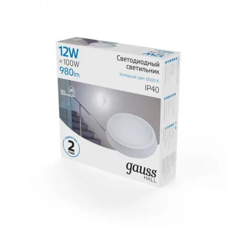 Настенно-потолочный светильник Gauss HALL 193411312