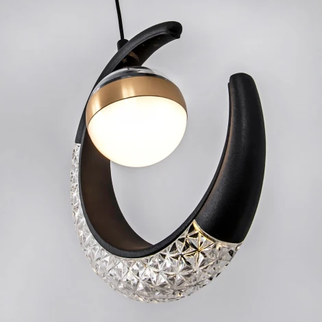 Подвесной светильник светодиодный с регулировкой цветовой температуры LED4U LED4U L7112-1 BK