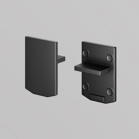 Заглушка для шинопровода, 2 шт Maytoni Accessories for tracks Levity TRA184EC-1B