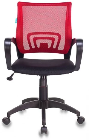 Кресло Бюрократ CH-695N/R/TW-11 спинка сетка красный TW-35N сиденье черный TW-11 УТ000003020