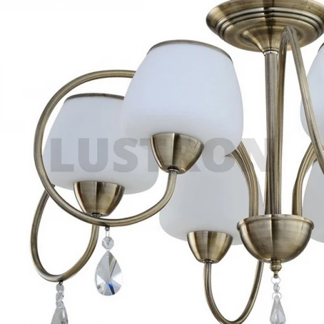 Потолочная люстра IDLamp 855 855/6PF-Oldbronze