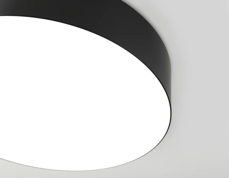 Потолочный светодиодный светильник с пультом управления Ambrella Orbital FZ1360 BK черный IP20 40W 3000-6500K