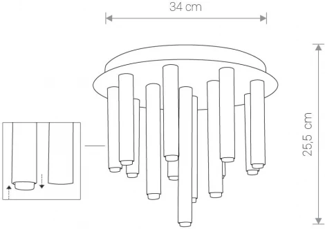 Потолочная люстра Nowodvorski Stalactite 8355 (220V)