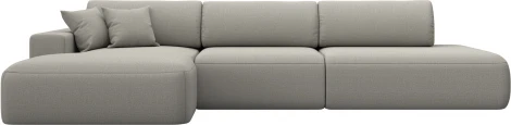 Диван угловой Лига-036 НПБ Модерн Лонг левый угол Лига Диванов (Рогожка) арт.125470L
