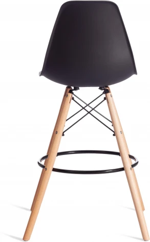 Стул барный Cindy Bar Chair (mod. 80-1) / 1 шт. в упаковке (Дерево бук,Металл,Пластик /Черный)