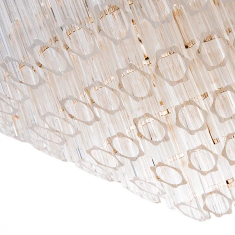 Подвесная люстра Arte Lamp Jastin A2848LM-8GO (220V, хрусталь, на цепи, круглые)