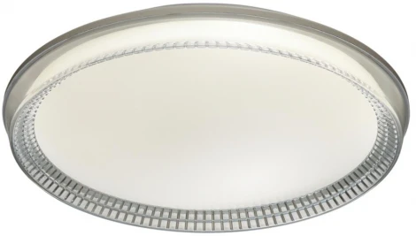 Настенно-потолочный светильник Sonex Depax 7643/EL пластик/белый/прозрачный LED 70Вт 3000-6000К D505 IP43 пульт ДУ (220V, круглые)