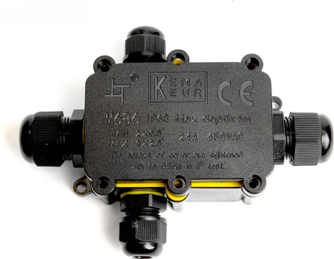 Распределительная коробка (черный) Stekker 49122