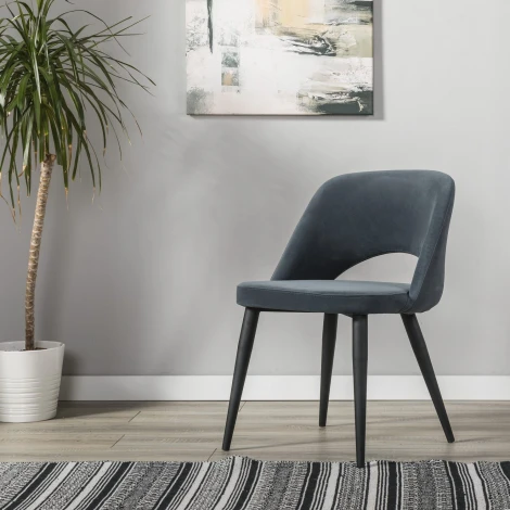 Стул Lars Diag grey/черный R-Home арт.410120140h_Diaggrey_черн