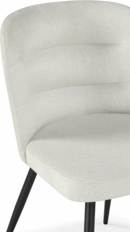 Стул на металлокаркасе Woodville Kilian light beige / black арт.15845