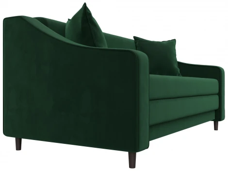 Диван прямой Лига-071 (ЛДСП,Брус,Фанера/Дерево/Велюр/Зеленый) Лига Диванов 129765