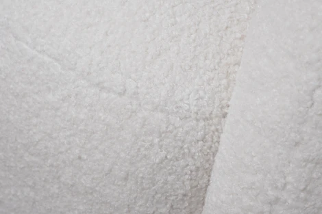 Кресло Monblan поворотное букле белое Hush000 93*90*70см Garda Decor арт.MONBLAN-K-HUSH000