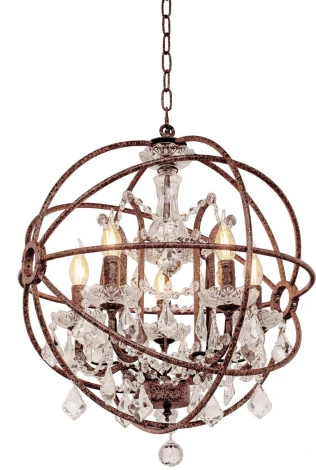 Подвесная люстра Loft It Foucaults Orb Crystal LOFT1897/6 подсвечник