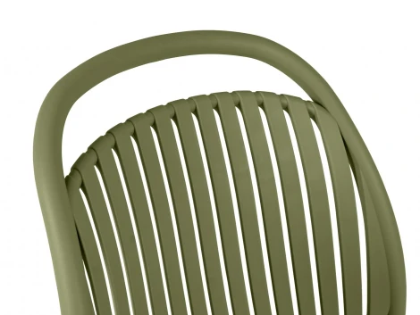 Комплект стульев Scoop 4 шт. ОГОГО Обстановочка! 966639 (Пластик/Оливковый)