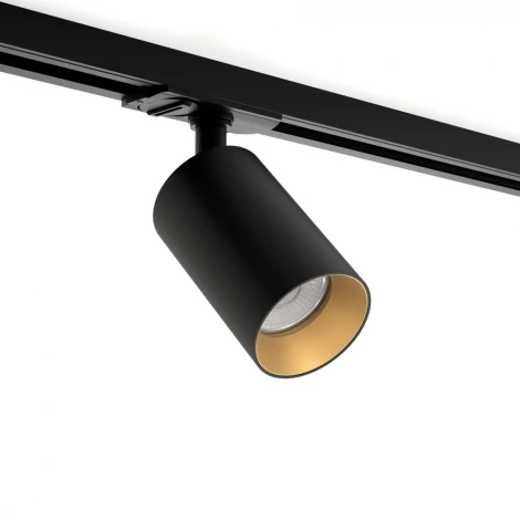 Трековый светильник однофазный 7W 220V Black/Gold RAUMBERG 8150BkGd