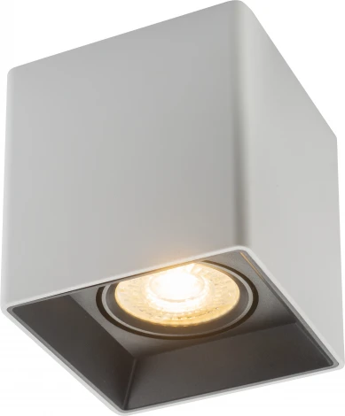 Накладной точечный светильник Denkirs DK3030-WB (220V, куб)