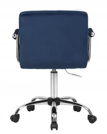 Набор 2 шт офисное кресло для персонала DOBRIN TERRY (синий велюр (MJ9-117))