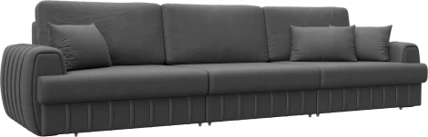 Диван прямой Лига-057 НПБ Лонг Лига Диванов (Замша) арт.129256