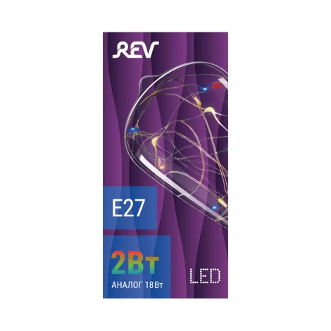 Лампочка светодиодная филаментная REV 32447 8