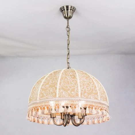 Подвесная люстра бахрома Citilux Bazel CL407155