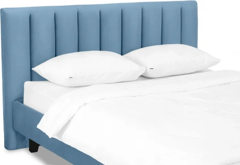 Кровать Queen II Sofia L 1600 ОГОГО (арт.577520), (Ткань/Голубой)