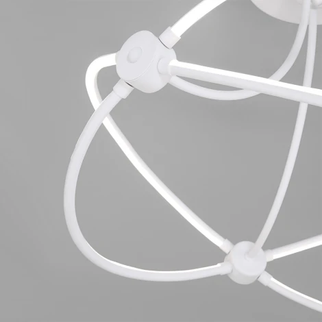 Потолочная люстра Wi-Fi Eurosvet Petto 90246/6 белый Smart (LED, 220V, управление смартфоном, голосовое управление, умный дом - Minimir Home)