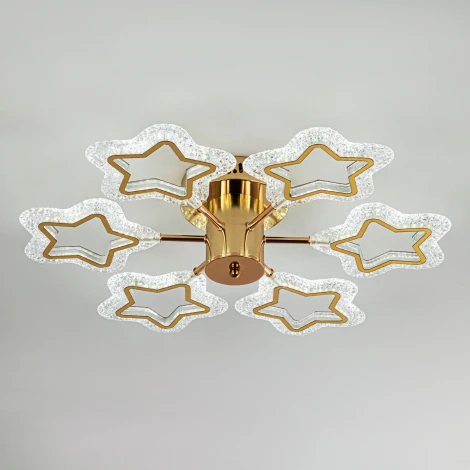 Потолочная люстра светодиодная с пультом с регулировкой цветовой температуры LED4U LED4U L8453-6