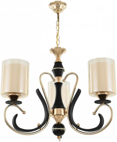 Подвесная люстра Arte Milano Florentia-2237 302237/3 Bk/Gd (220V, на цепи)