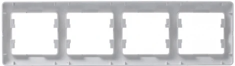 Рамка на 4 поста (алюминий) Systeme Electric GSL000304